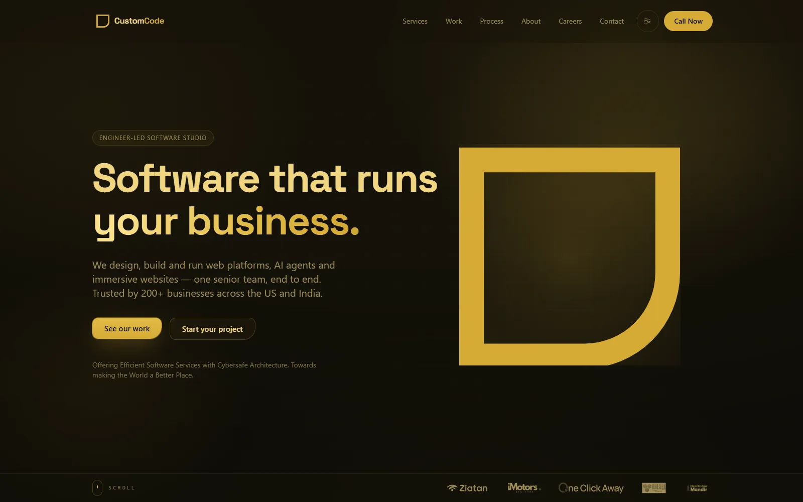 customcode.in — screenshot