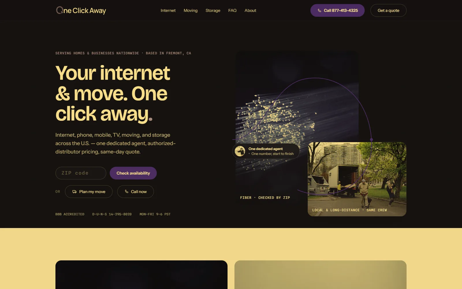 One Click Away — screenshot